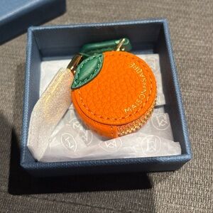 Maison de Sabré Orange Key & Card Holder
